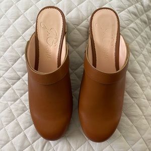 J Crew leather convertible clogs